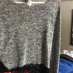 H&M divided sweater